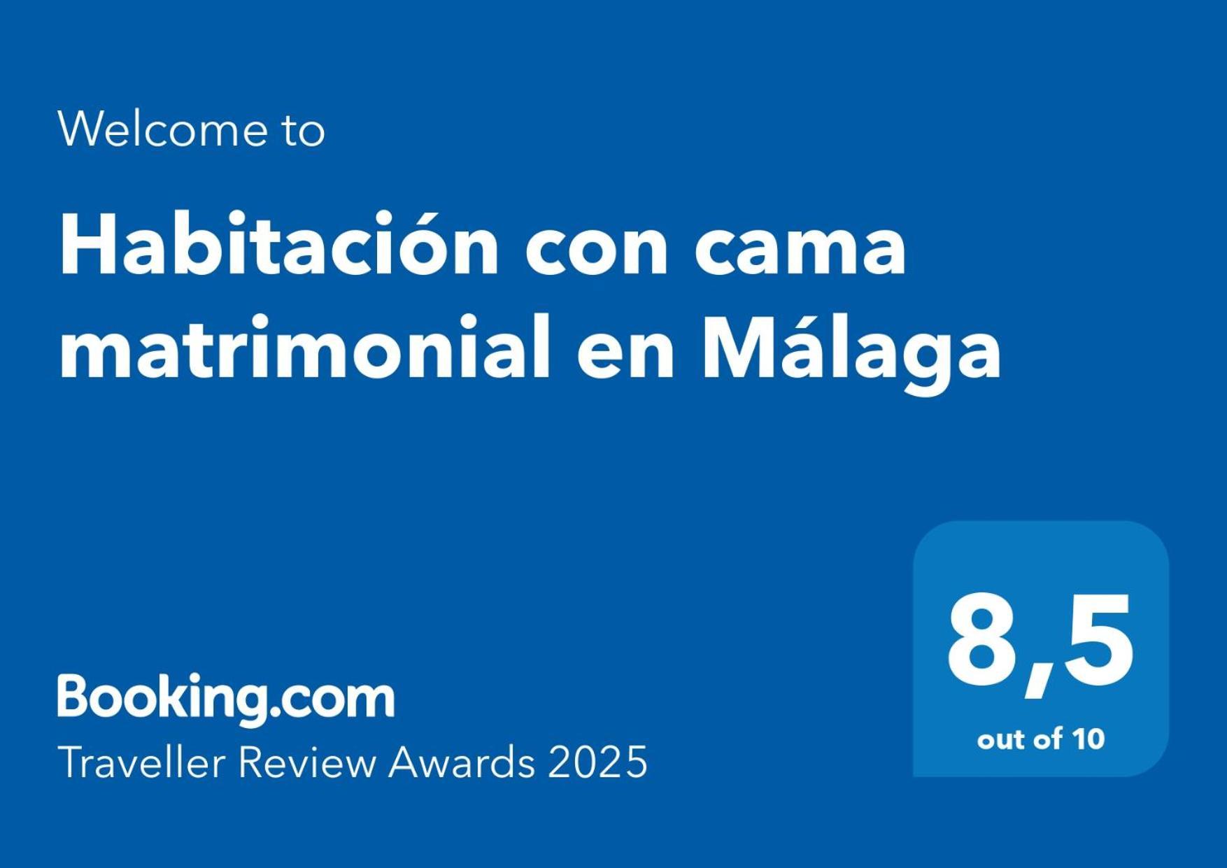 Habitacion Con Cama Matrimonial En Málaga Eksteriør billede